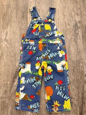 Vintage 1970s Hee Haw Liberty Denim Overalls size 1 (12-18 mo) great condition!